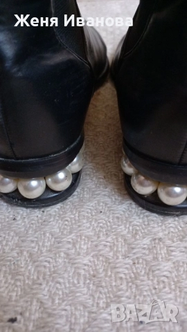 Дамски кожени ботуши, снимка 3 - Дамски ботуши - 52011274