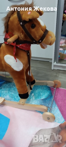 Люлеещо плюшено конче, снимка 4 - Плюшени играчки - 52546434