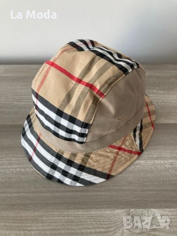 Шапка идиотка Burberry двулицева реплика, снимка 1 - Шапки - 46218436