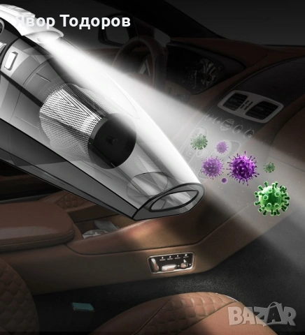 Автомобилна прахосмукачка 4 в 1 Rundong R-6055, снимка 2 - Аксесоари и консумативи - 53840062