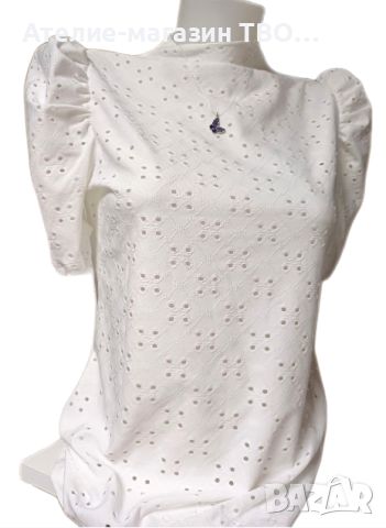 Блуза къс ръкав-М,L, снимка 3 - Корсети, бюстиета, топове - 46410789