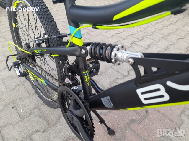 BYOX Велосипед 24" VERSUS черен.жълт, снимка 4 - Велосипеди - 53848938