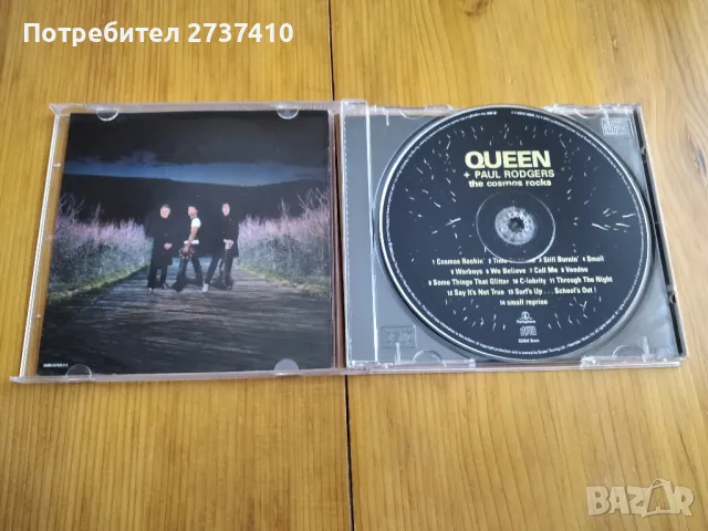 QUEEN + PAUL RODGERS - THE COSMOS ROCKS 8лв матричен диск, снимка 2 - CD дискове - 46876463