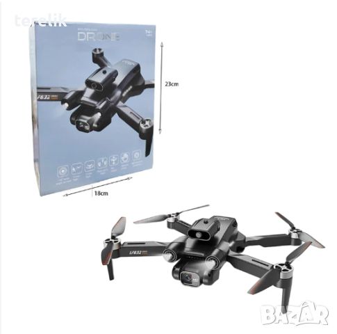 Нов LF632 ULTRA Професионален дрон с 8K HD камера 2 камери 1800mah безчетков мотор dron От вносител., снимка 9 - Дронове и аксесоари - 45521563