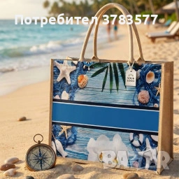 Плажна чанта , снимка 6 - Чанти - 54039647