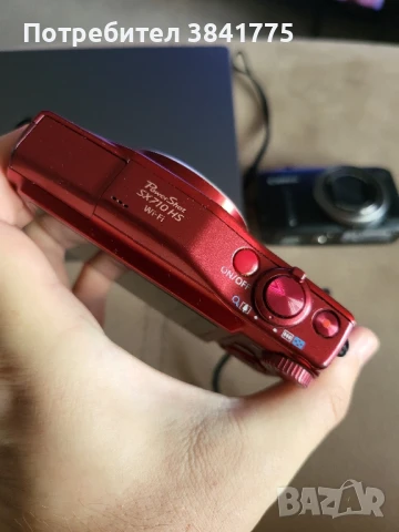 Canon PowerShot SX710 HS WiFi червен, снимка 3 - Фотоапарати - 51054784
