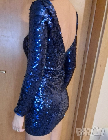 Официална рокля с пайети , снимка 4 - Рокли - 49030034