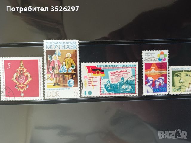 Колекция от 100 пощенски марки от бившата ГДР, снимка 4 - Филателия - 45492537