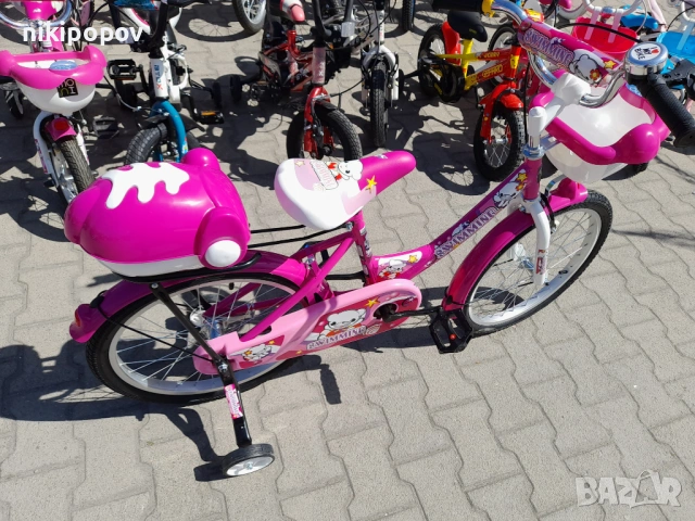 MONI Велосипед 20" 2082 розов, снимка 12 - Велосипеди - 53773434