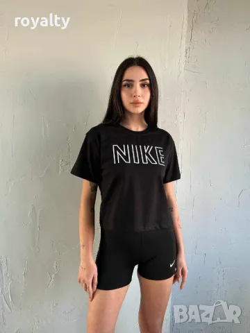 Nike черен къс дамски комплект 