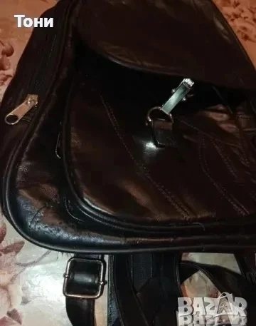 Нова Кожена Дамска Модерна Раница, снимка 7 - Раници - 53661339