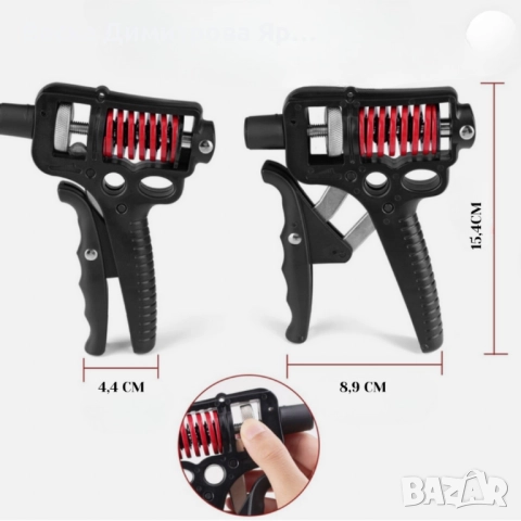 Уред за тренировка на ръце и предмишници Hand-Muscle Developer, снимка 5 - Фитнес уреди - 52321537