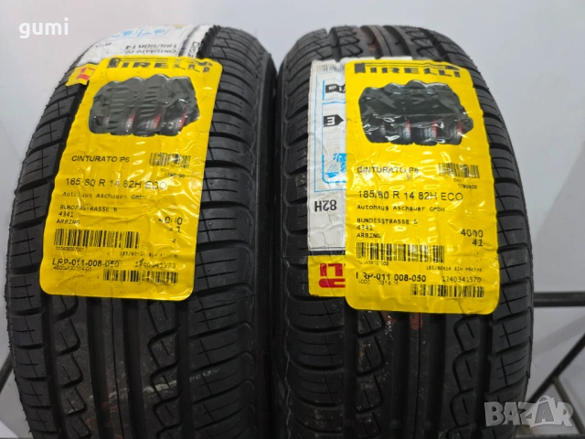 2бр летни гуми 185/60/14 PIRELLI L05057 , снимка 4 - Гуми и джанти - 53673919