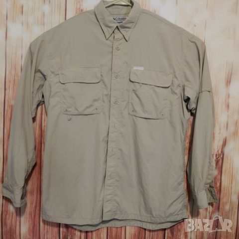 Columbia GRT Outdoor Hiking Trek Shirt / L-XL* / мъжка риза лятна с дълъг ръкав / състояние: отлично, снимка 13 - Спортна екипировка - 45278487