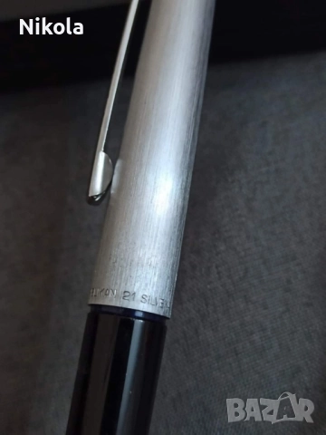 Писалака Pelikan 21 Silvexa Germanyв запазен вид писец-бяло злато 585 -14 карата ., снимка 4 - Антикварни и старинни предмети - 52011623