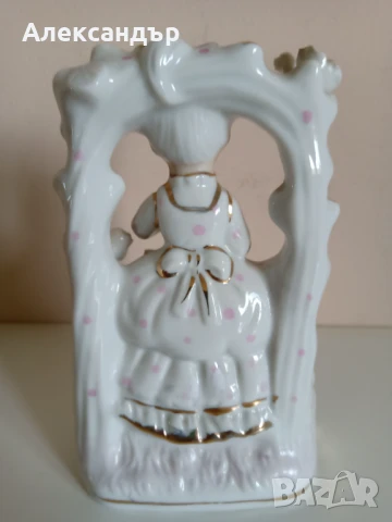 Японска порцеланова статуетка Маркирана, снимка 4 - Статуетки - 50487191