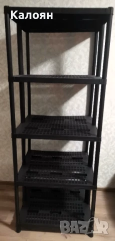 Пластмасов СТИЛАЖ (5 рафта) - 4 Броя, снимка 10 - Други стоки за дома - 51270250