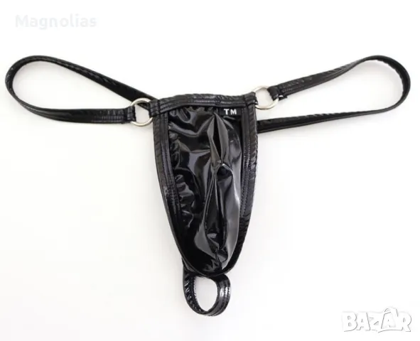 мъжки прашки pu G-String , снимка 1 - Бельо - 48347446