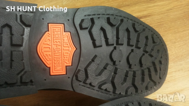 HARLEY DAVIDSON Scout Boot Leather размер EUR 45 обувки естествена кожа - 2391, снимка 16 - Мъжки боти - 53866371