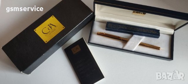 Химикалка Caran D'Ache Gold vintage позлатена, снимка 6 - Антикварни и старинни предмети - 45177986