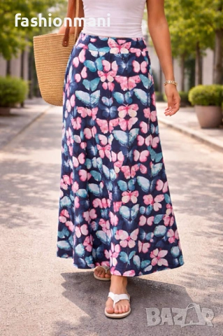 Дълга разкроена пола 18 модела - код 1185, снимка 11 - Поли - 49664916