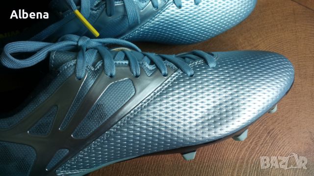 Adidas MESSI 15.3 Blue FG/AG Matte Ice Metallic Football Boots EUR 43 1/3 / UK 9 бутонки 212-14-S, снимка 4 - Спортни обувки - 46526891