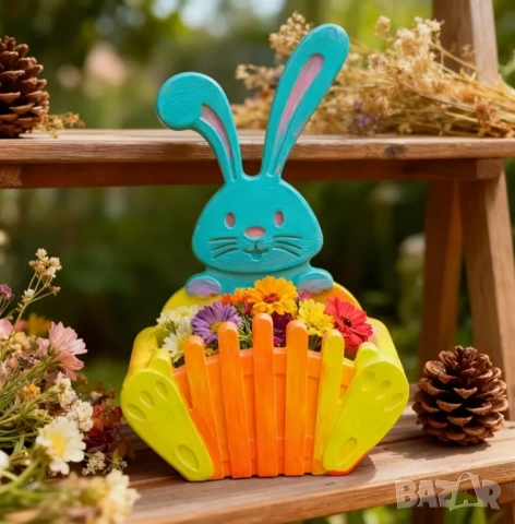 Молд кашпа заек 