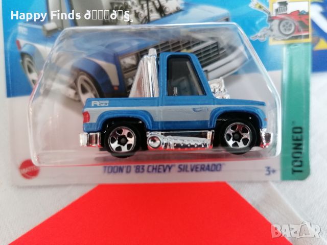 💕🧸Hot Wheels Toon`d `83 Chevy Silverado Tooned, снимка 2 - Колекции - 46574536