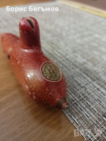 Старинна керамична окарина стар духов инструмент, снимка 8 - Антикварни и старинни предмети - 53863594