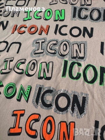 Дамска блуза с къс ръкав - L, снимка 3 - Тениски - 54277006