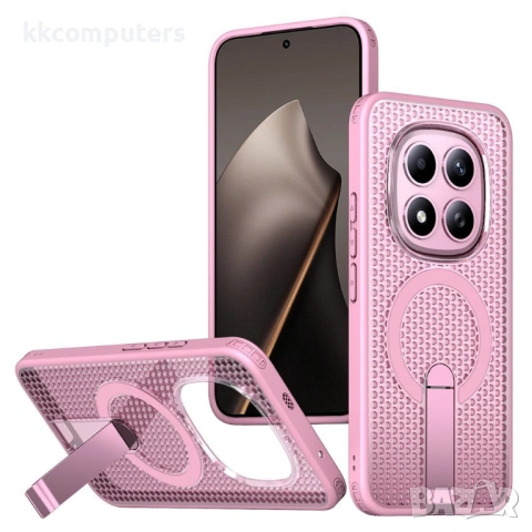 Магнитен калъф за Xiaomi Redmi Note 15 Pro+ 5G (Global) / Xiaomi Poco M8 Pro 5G с Мрежеста Текстура , снимка 5 - Калъфи, кейсове - 53285861