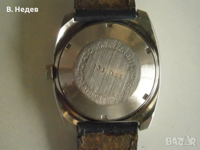 BWC automatic, ETA 2783, 25 jewels, 37 mm, Swiss, TOP!, снимка 7 - Мъжки - 46909838