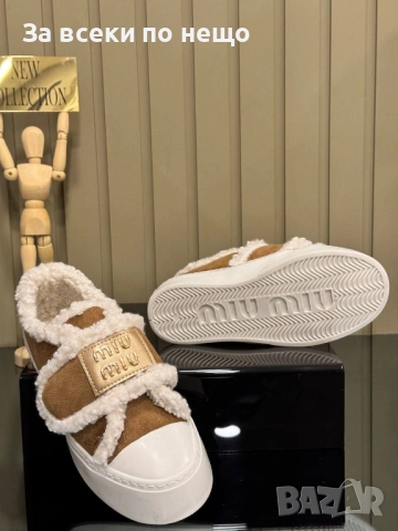 Miu Miu Дамски Маратонки🔝Дамски Спортни Обувки Миу Миу - 2 Налични Цвята Код E864, снимка 7 - Маратонки - 51752351