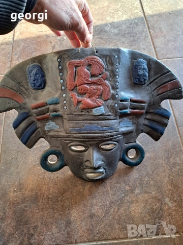 ацтекска керамична маска 32/3