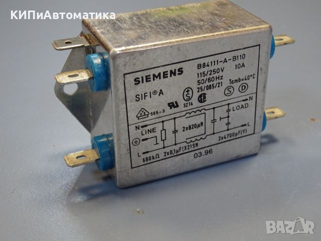 захранващ филтър Siemens SIFI B84111-A-B110 power filter, снимка 6 - Резервни части за машини - 46129025