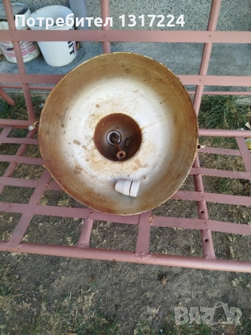 стара промишлена лампа, снимка 5 - Антикварни и старинни предмети - 51783722