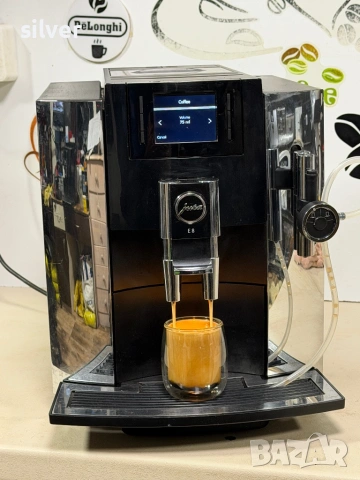 Кафемашина кафе автомат jura E8 с гаранция