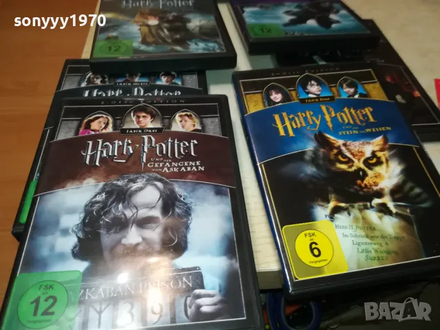 HARRY POTTER X16 DVD-ВНОС GERMANY 2402251909LNWC, снимка 5 - DVD филми - 49261182