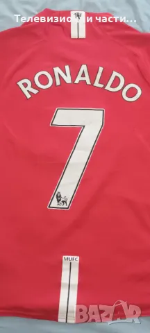 Оригинална футболна тениска фланелка Ronaldo Manchester United сезон 2007-09 Nike 237945-666, снимка 13 - Спортни дрехи, екипи - 50347907