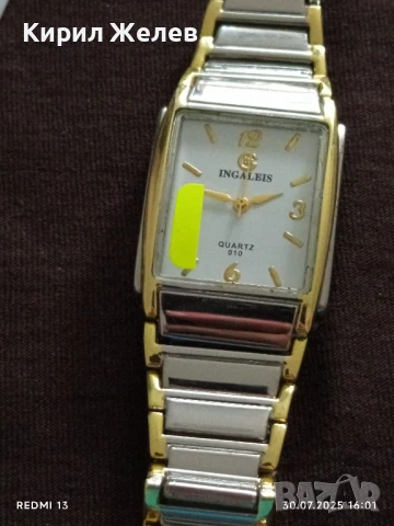 УНИСЕКС ЧАСОВНИК INGALEIS за части ремонт верижка 43141, снимка 9 - Мъжки - 51193194