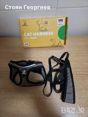 Чисто нов Комплект нагръдник с повод за котки от марката Tierhood,