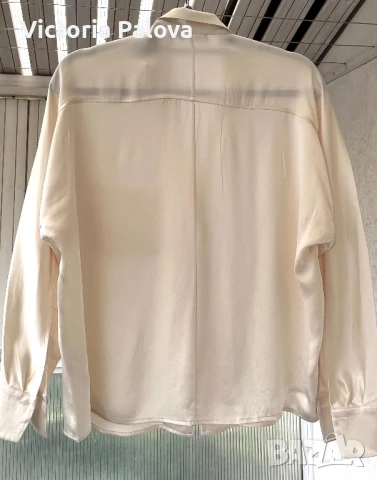 LUXURY копринена блуза/риза VINCE., снимка 3 - Ризи - 51424339