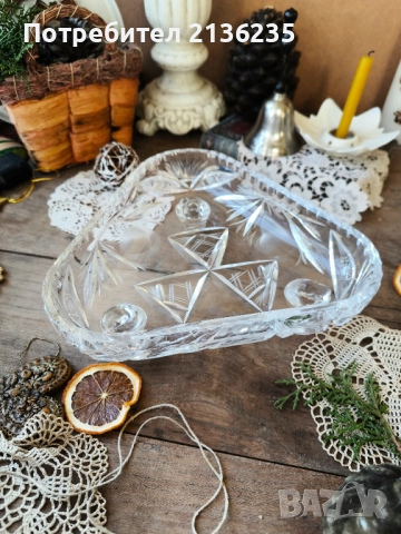 Кристална кипа, снимка 4 - Сервизи - 52632598
