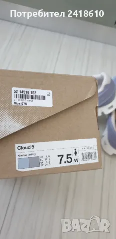 On Cloud 5 Swiss  UK 5.5 US 7.5 Womens Size 38.5/24.5 см НОВО! ОРИГИНАЛ! Дамски Маратонки!, снимка 4 - Маратонки - 47559126