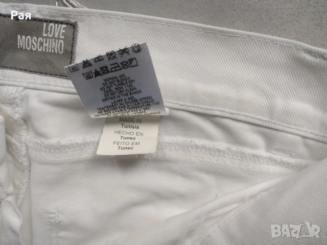 Дамски 7/8 дънки moschino love, снимка 6 - Дънки - 50778355