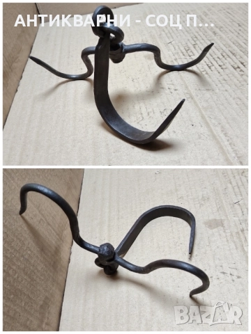 Стар Кован Ченгел За Дране На Животни. , снимка 5 - Антикварни и старинни предмети - 52496652