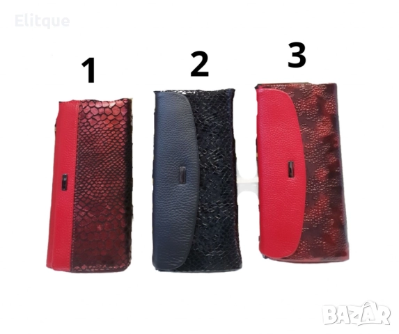 Стилно дамско портмоне с кроко дизайн – Изберете от 3 елегантни варианта, снимка 5 - Портфейли, портмонета - 52842556