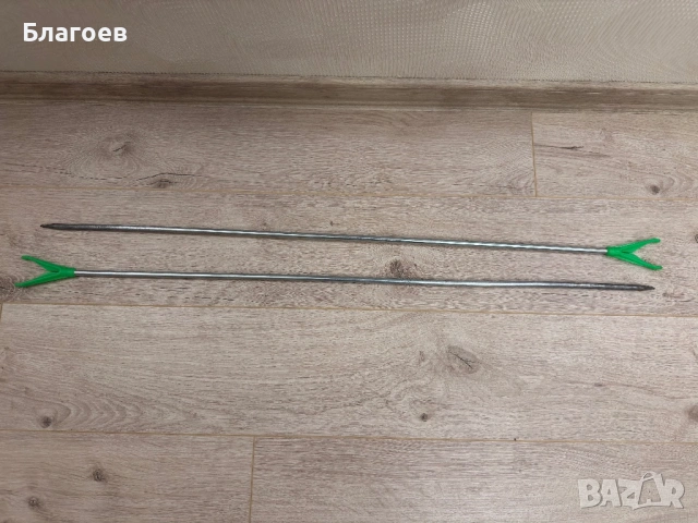 Алуминиево колче за риболов с накрайник