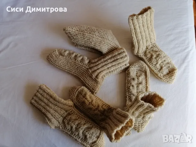 Вълнени чорапи /шушони, снимка 5 - Други - 45059220