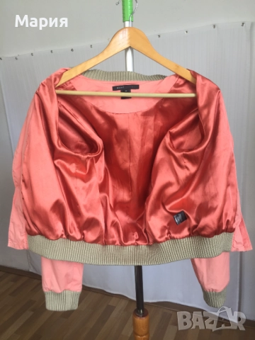 М размер Marc by Marc Jacobs Дамско Яке Протелтно Есенно Марк Джейкъбс Розово Прасковено Камъни, снимка 6 - Якета - 51869575